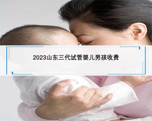 2023山东三代试管婴儿男孩收费